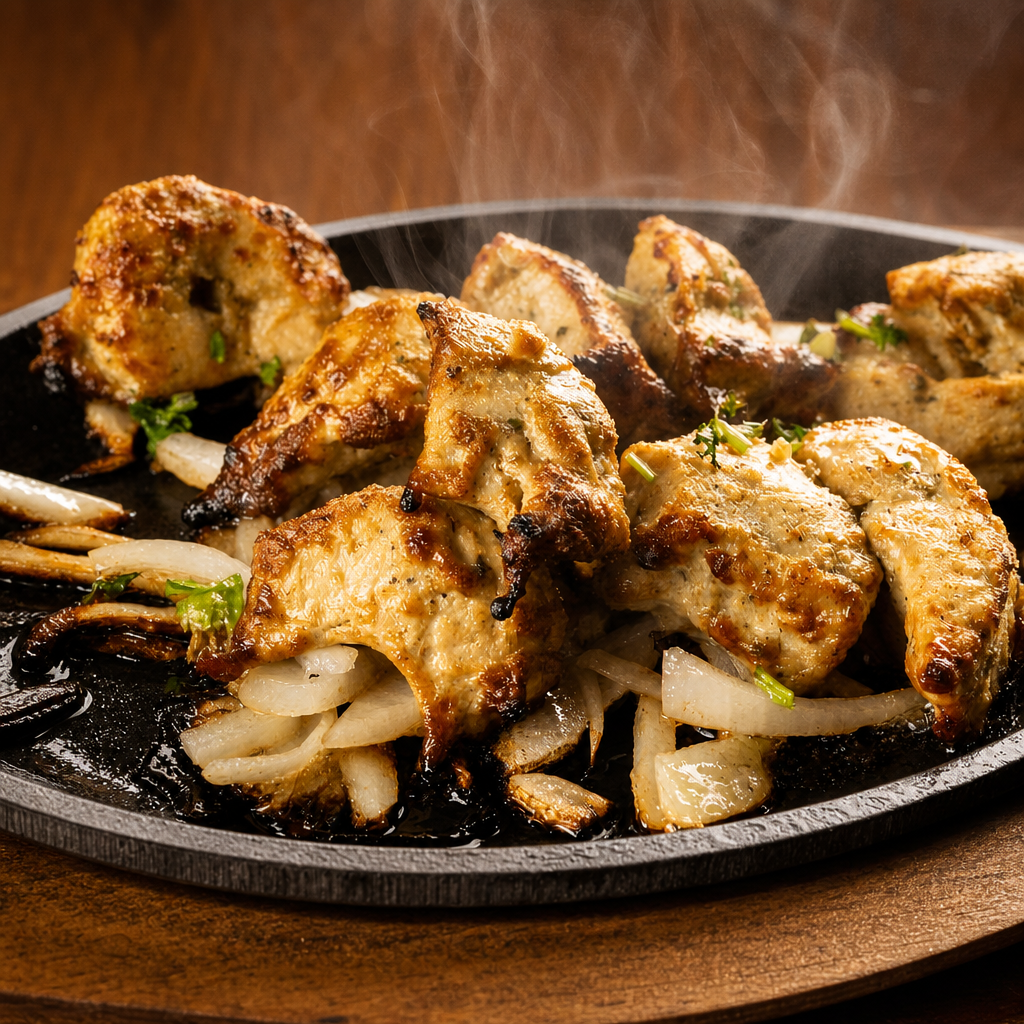 Chicken Malai Boti.