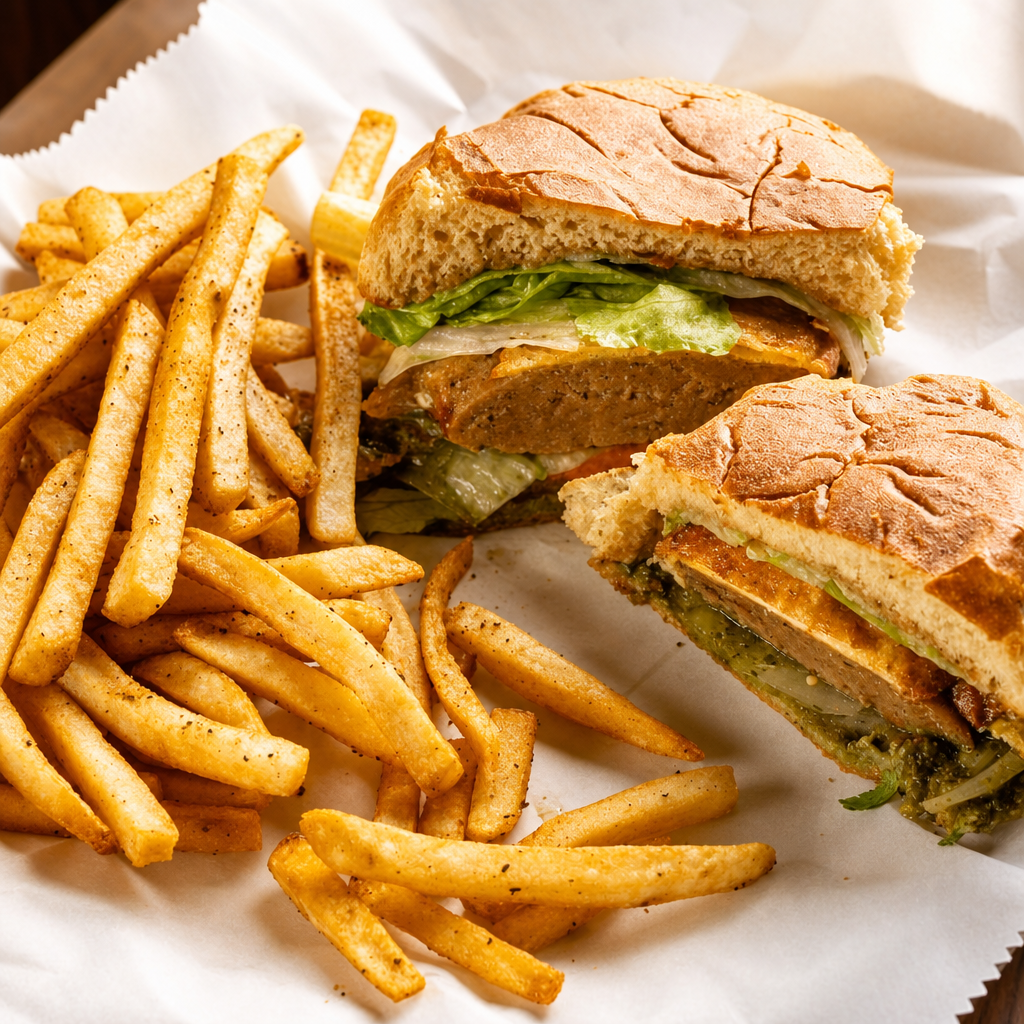 Special Desi Ban Kabab W Fries.