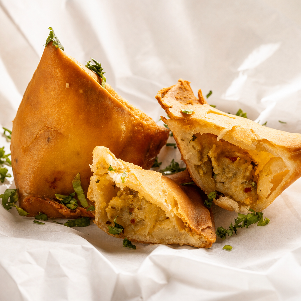 Veg Samosa (2 pcs).