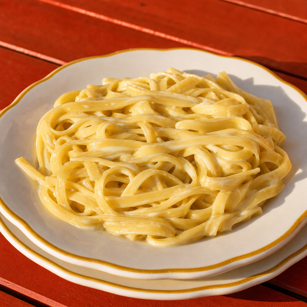 Fettuccine Alfredo.