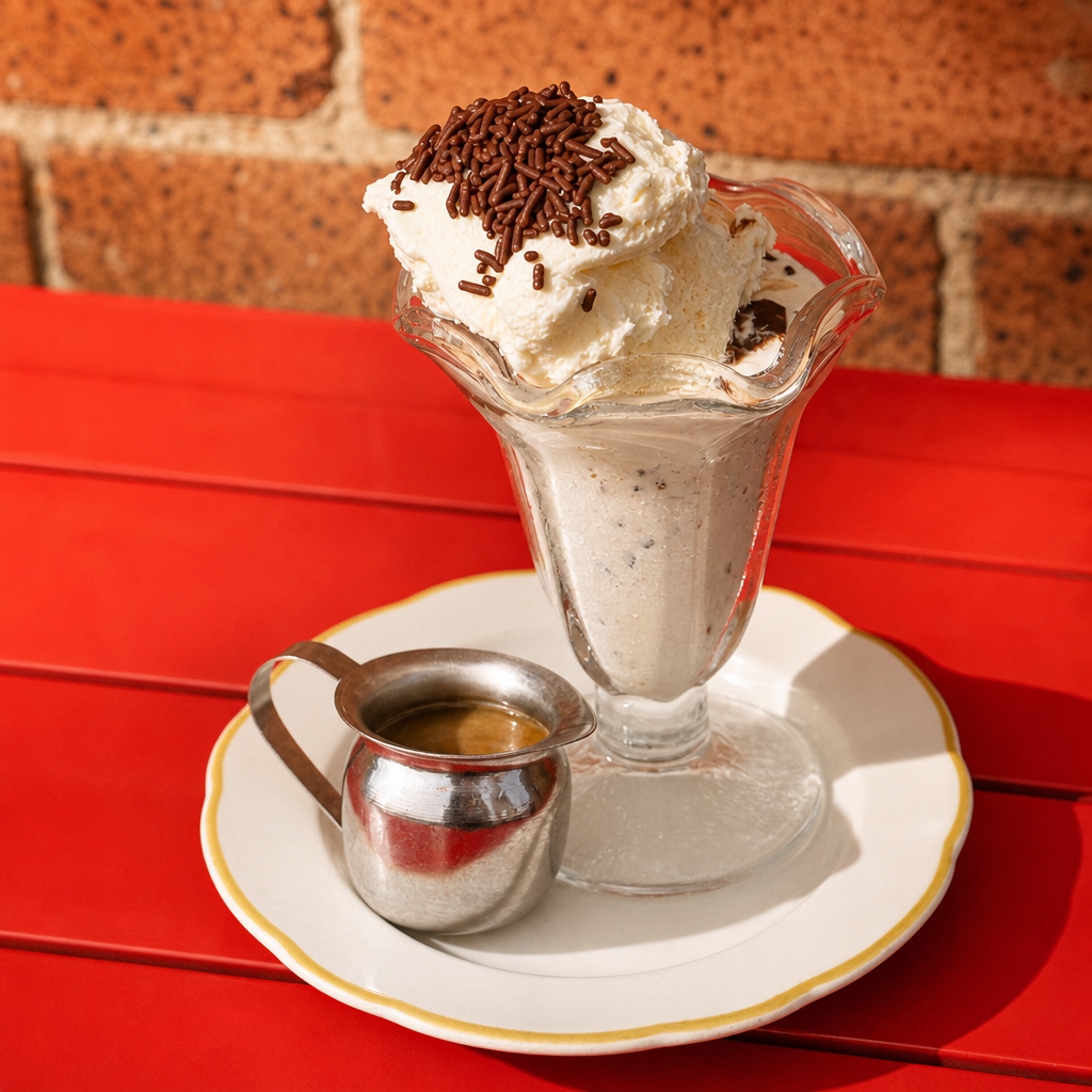 Hot Butterscotch Sundae.