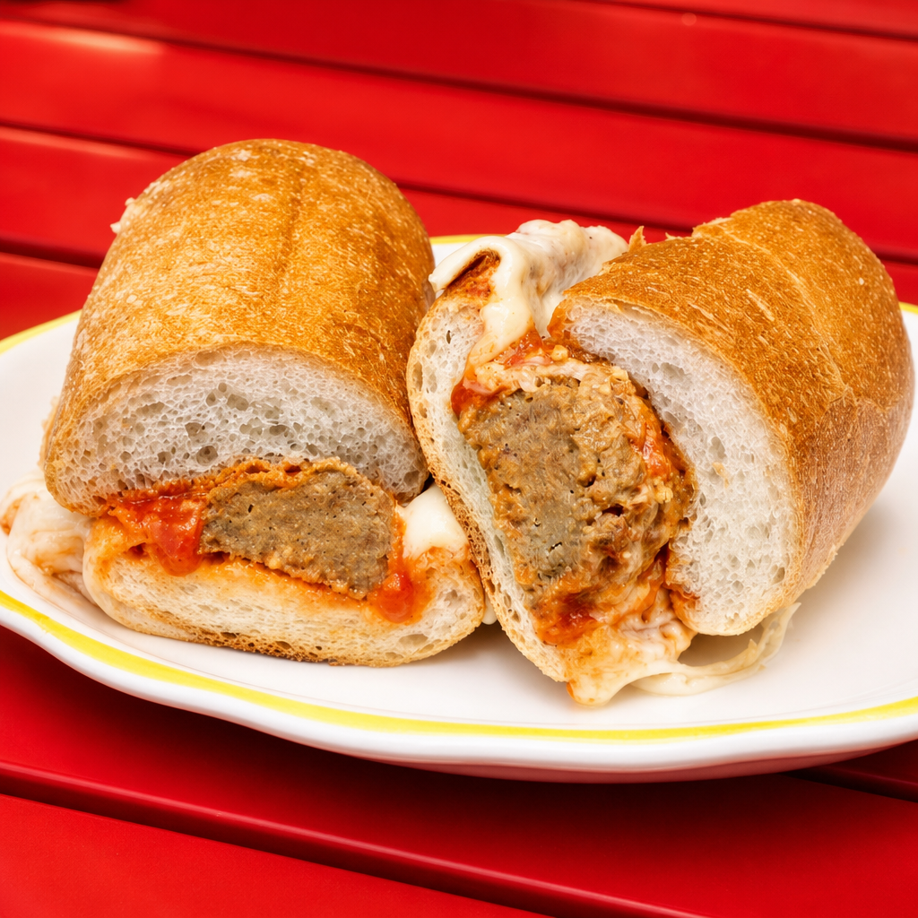 Meatball Parm Hero.