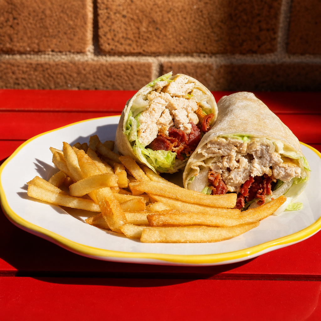 Chicken Bacon Ranch Wrap.