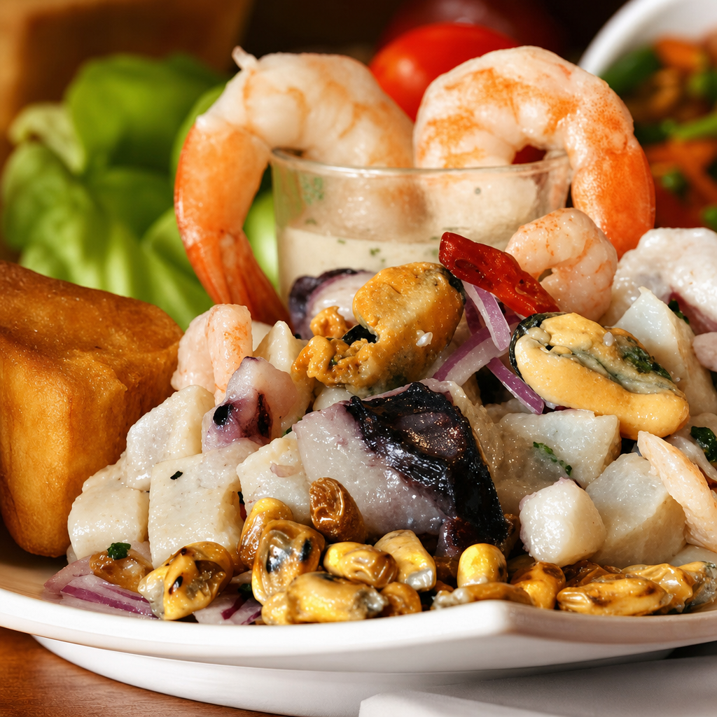 Ceviche Mixto.
