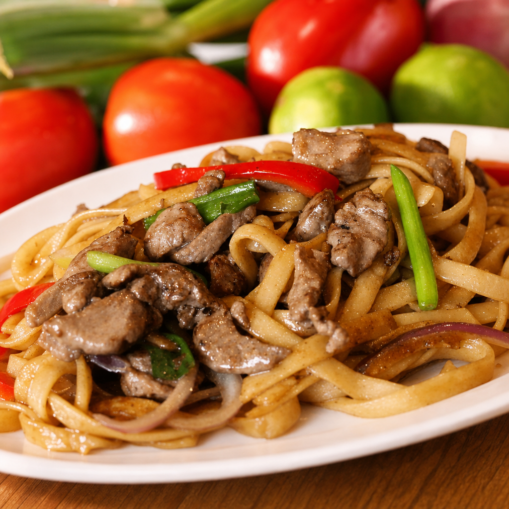 Tallarin Saltado Limeño.
