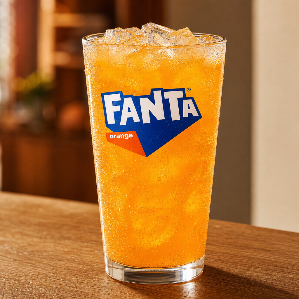 Fanta Orange Soda.