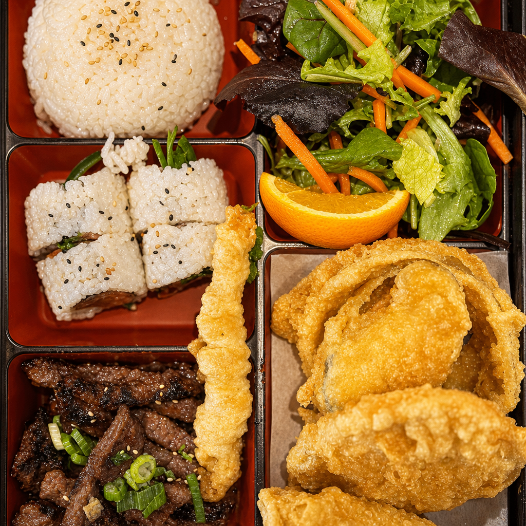 Korean Beef Short Rib Bento (Boneless).