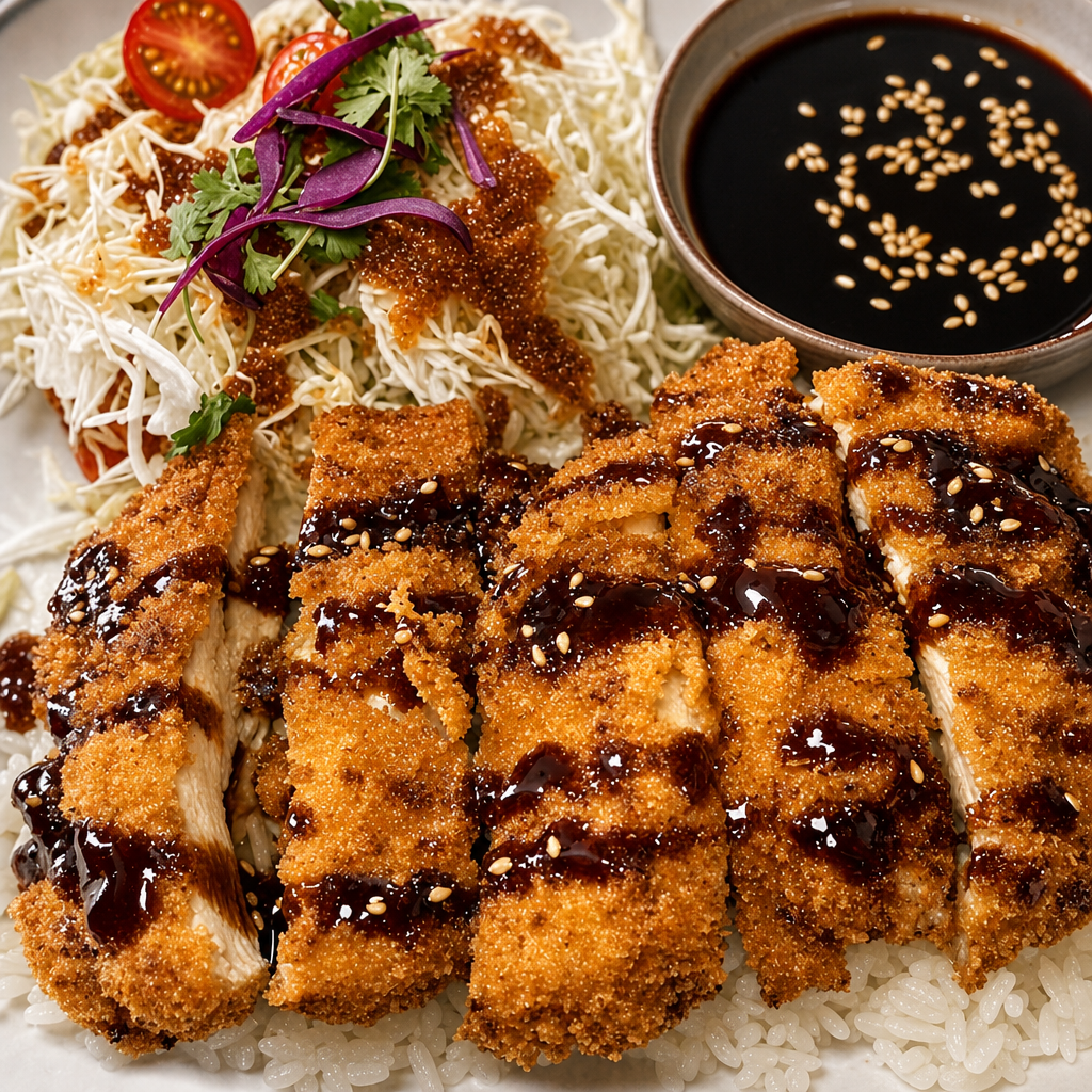 Katsu Pork Tenderlion Plate.