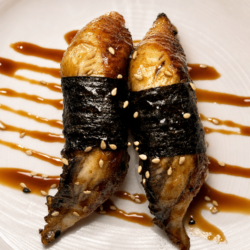 Unagi Nigiri Sushi.