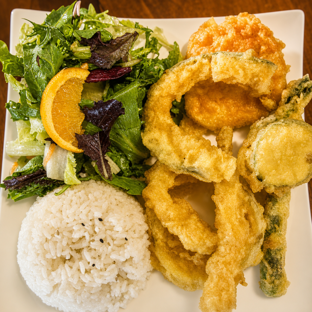 Shrimp (2pc) + Vegetable (5pc).