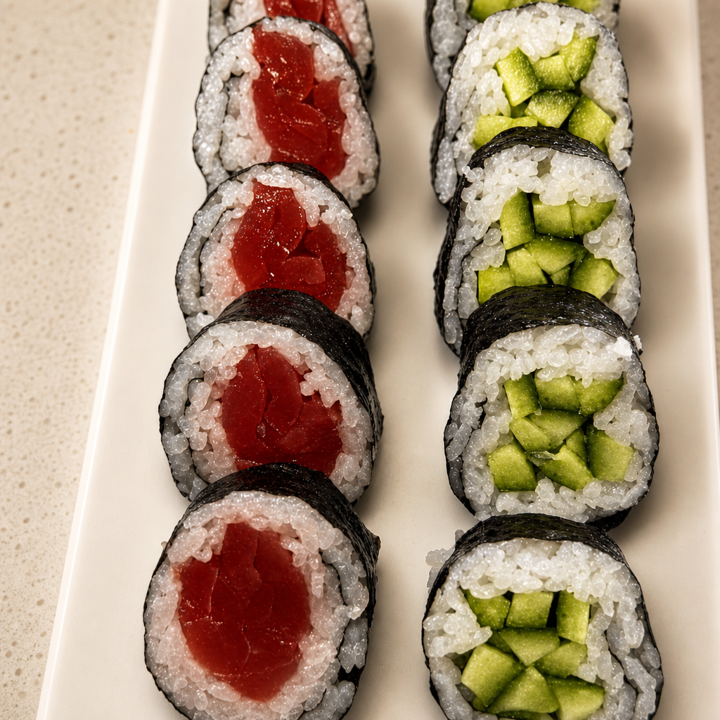 Tuna & Cucumber Roll.