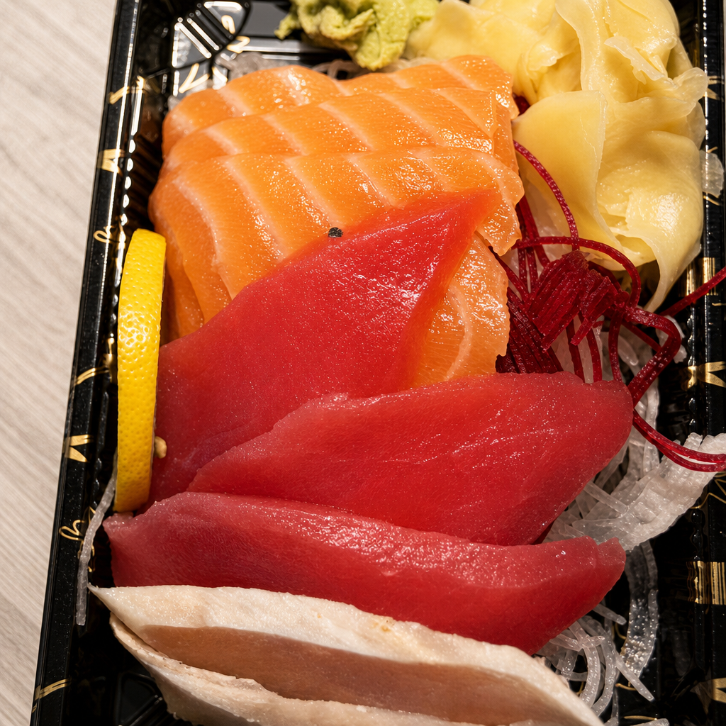 Sashimi Combo W/ Miso (8pc).