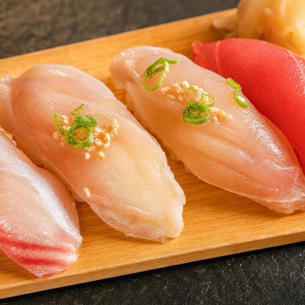 Albacore Nigiri Sushi.