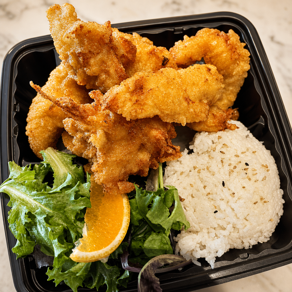 Chicken White Meat (7pc) Tempura Plate.