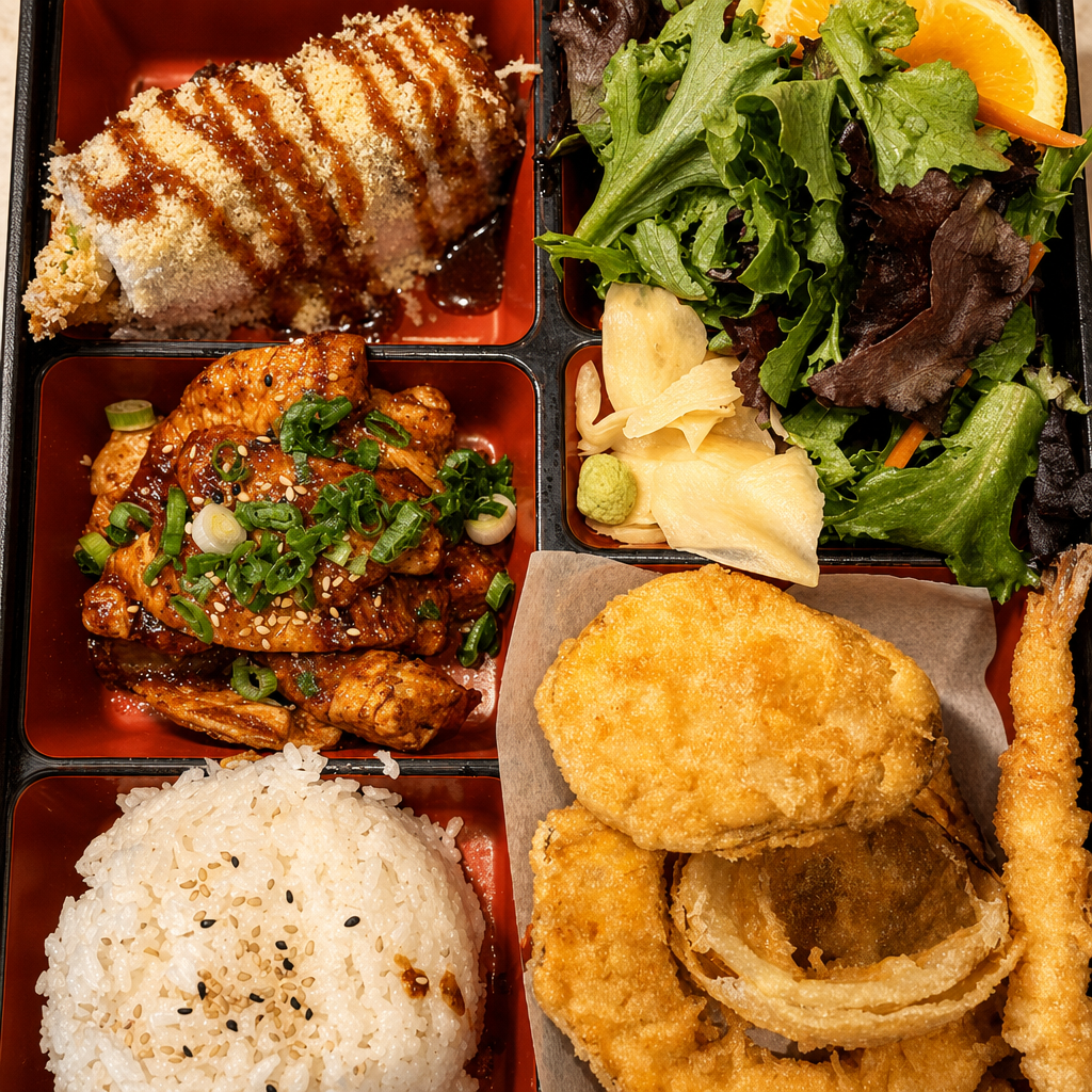 Spicy Chicken Bento.