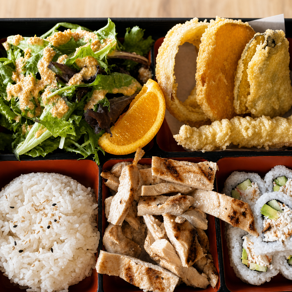 White Chicken Bento.