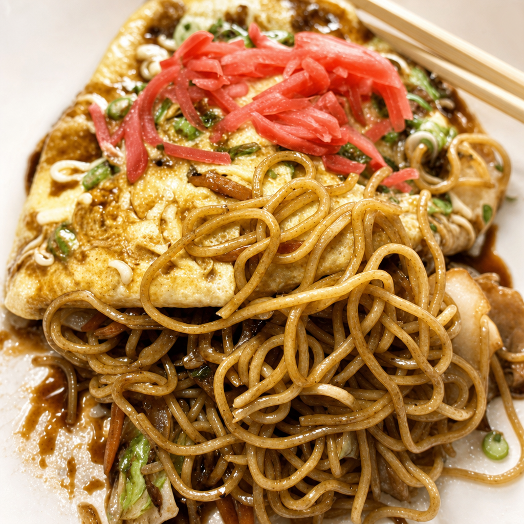 Yakisoba Omelet.
