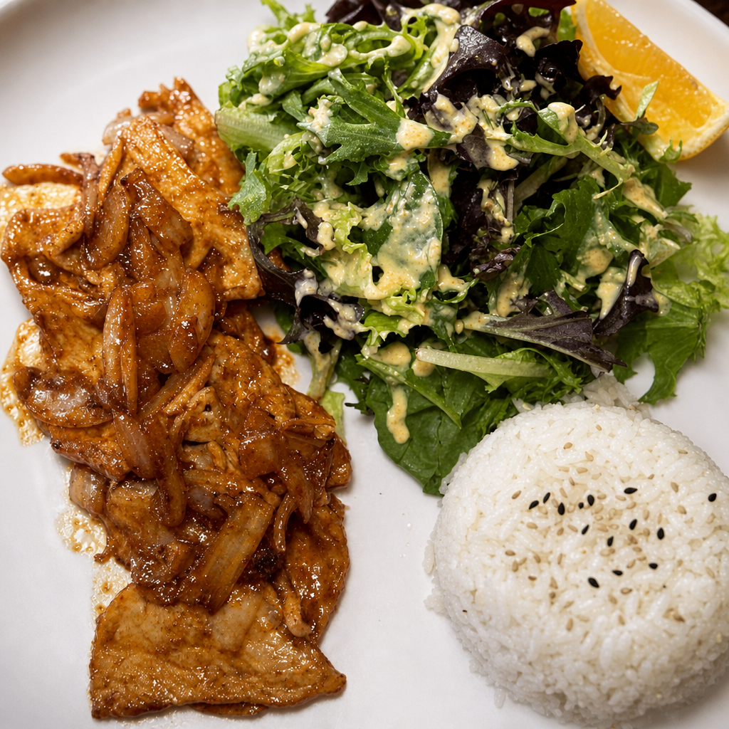 Spicy Pork Plate.