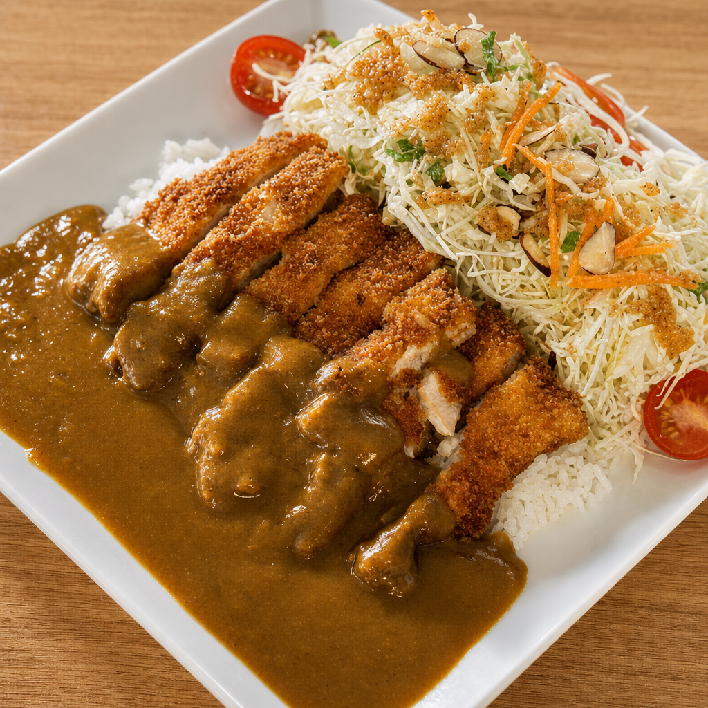 Katsu Chicken Curry Plate.
