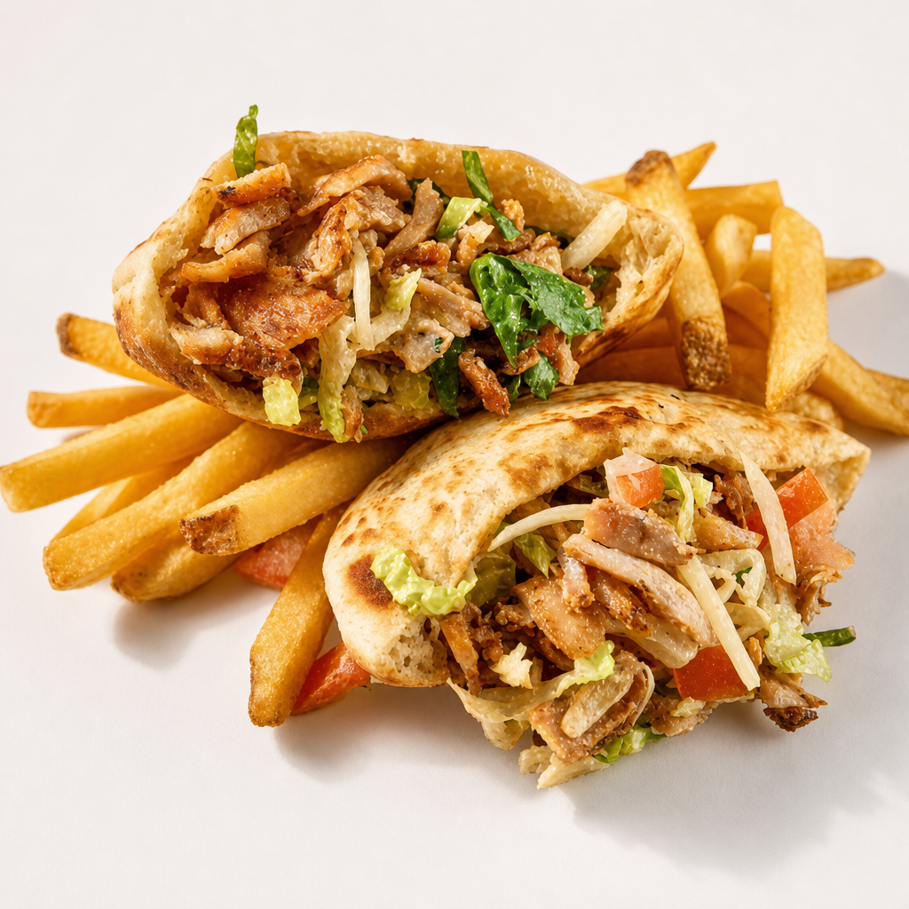 Chicken Yeero Pita Pocket.