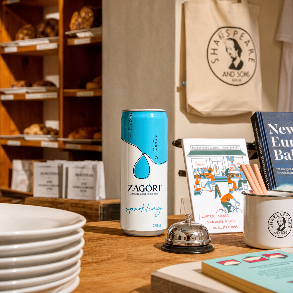 Zagori Sparkling Water 330ml.