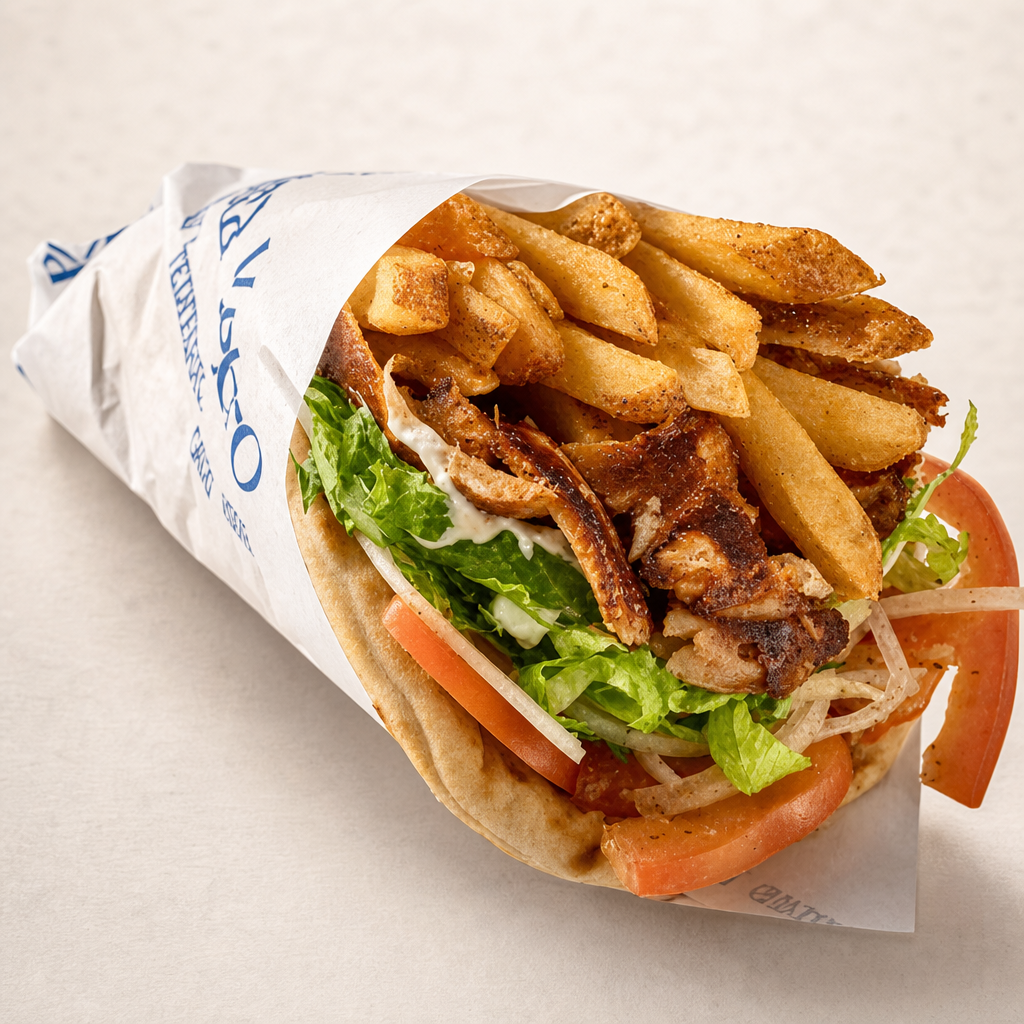 Chicken Yeero Pita