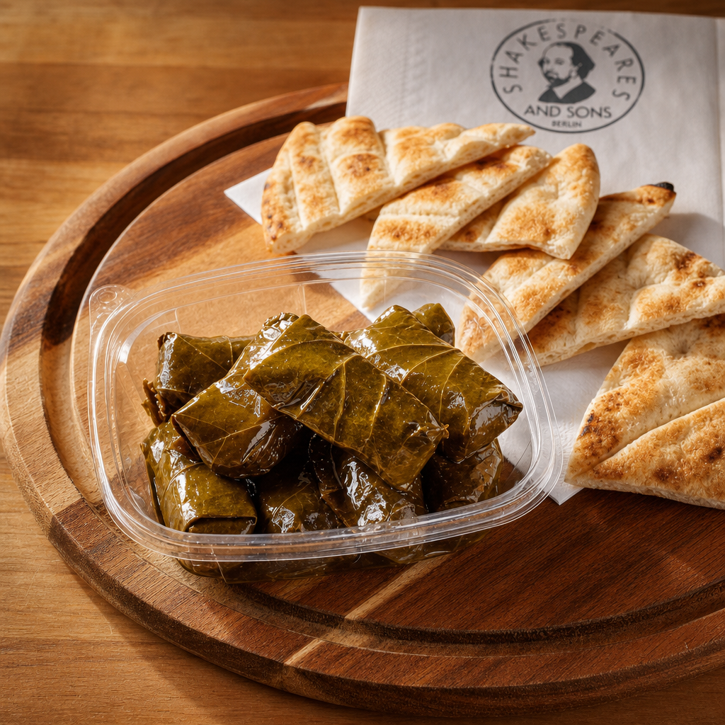 Stuffed Grape Leaves.