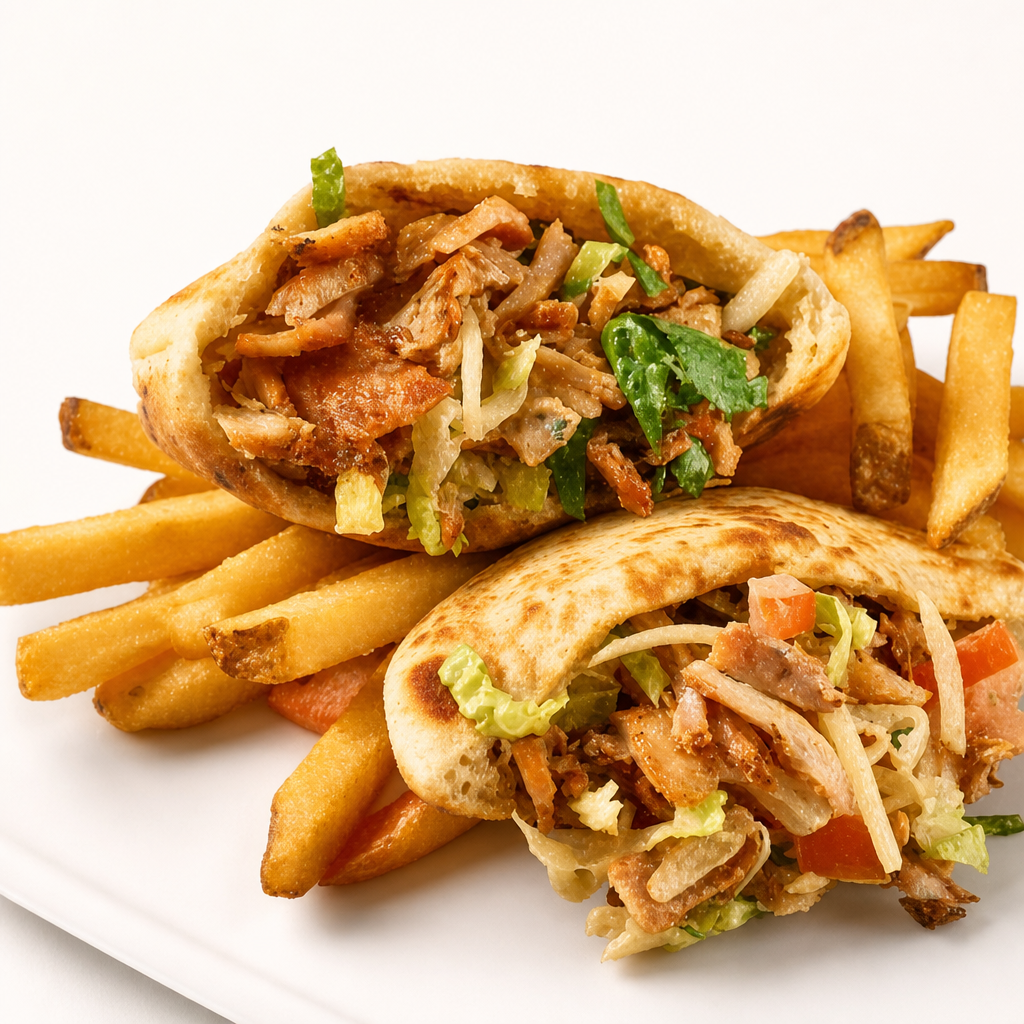 Plant-based Meatballs Pita Pocket.