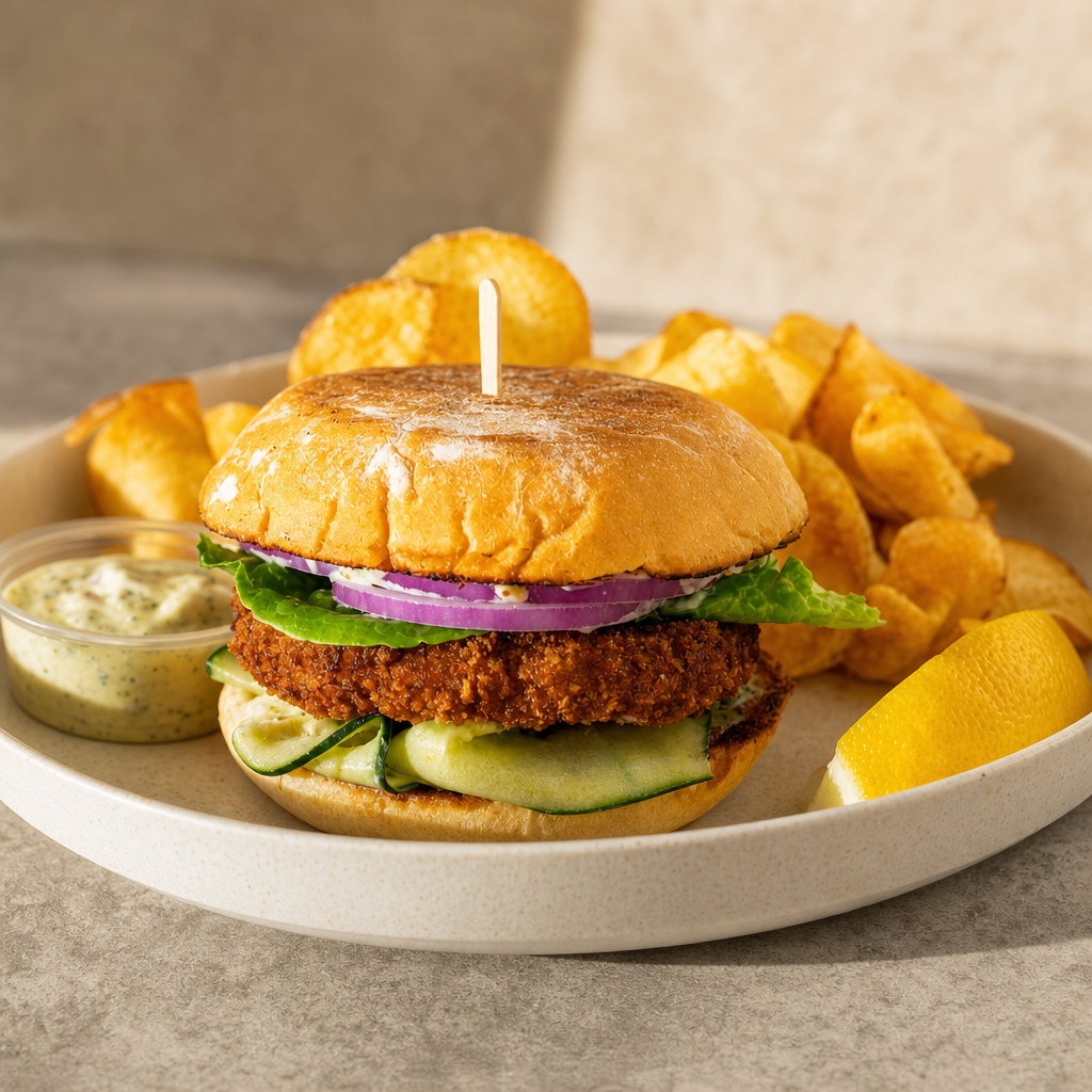 MAMA's Shrimp Burger