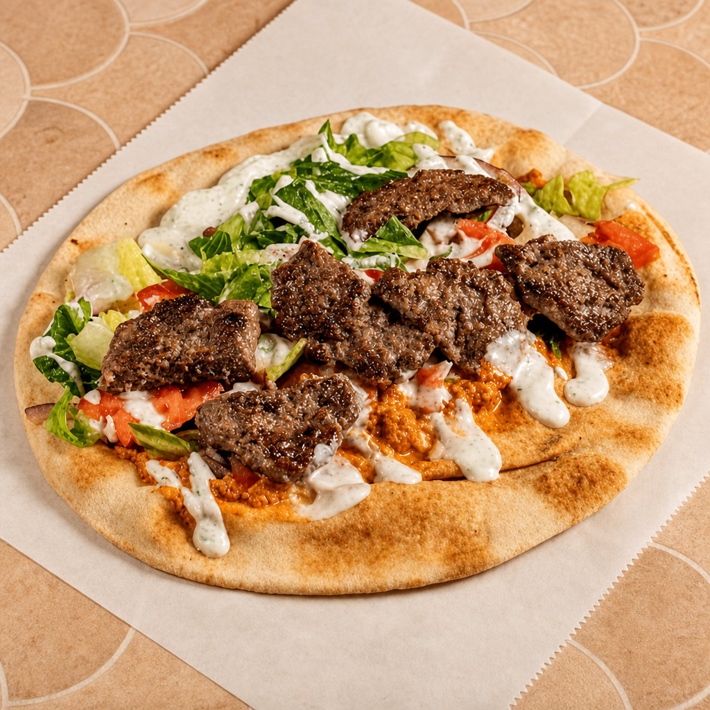 Kofte Pita Wrap.