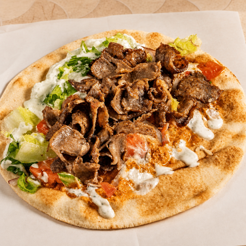 Doner Pita Wrap.