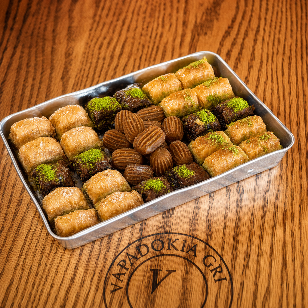 Tray of Assorted Baklavas.