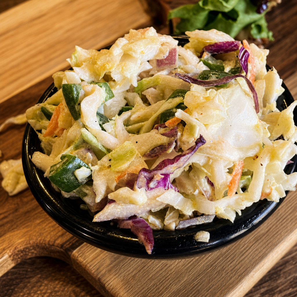 Sweet Jalapeno Slaw.