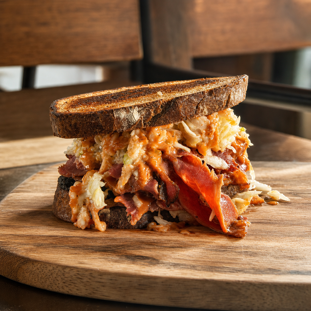 Massive Pastrami Sandwich