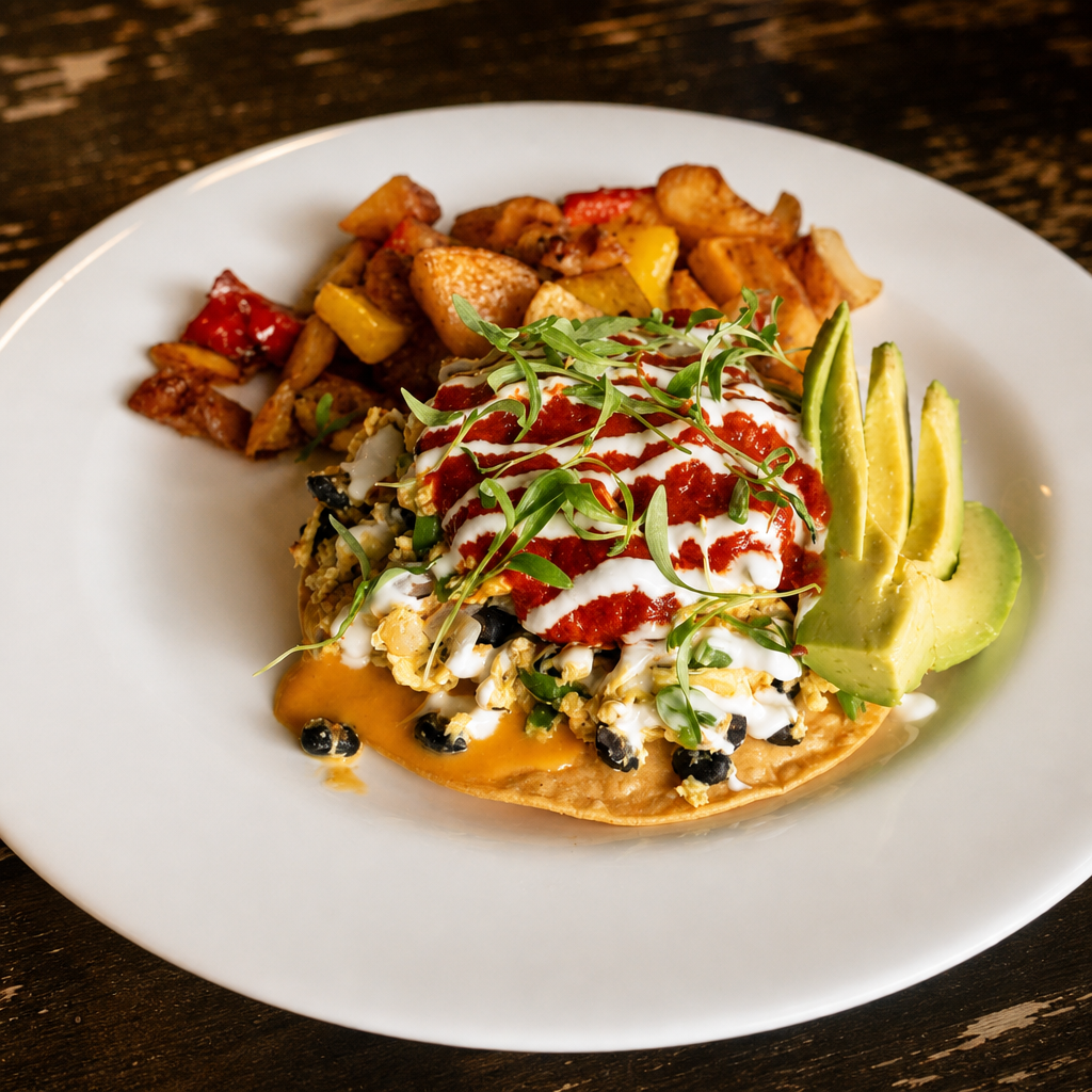 plant based huevos rancheros