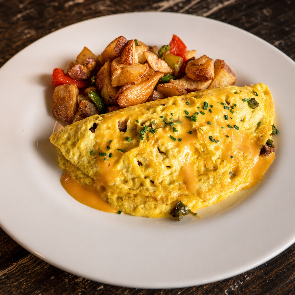 Plant based Hillbilly Omelet.