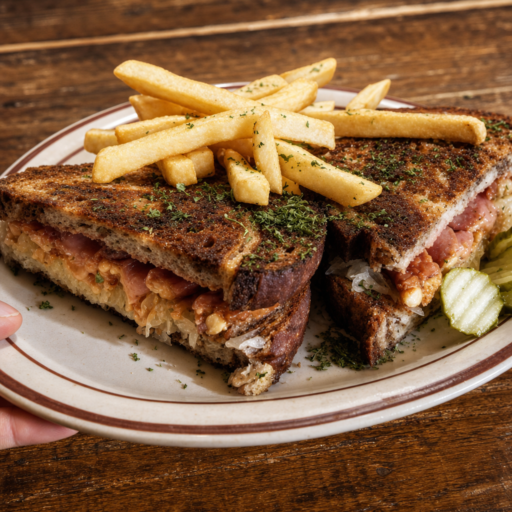 Plant based The Reuben.