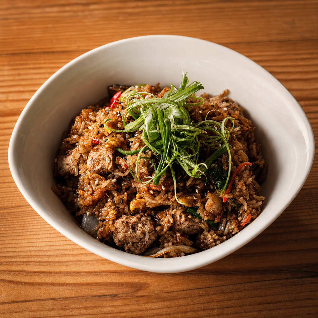 Plant based Veggie Fried Rice.