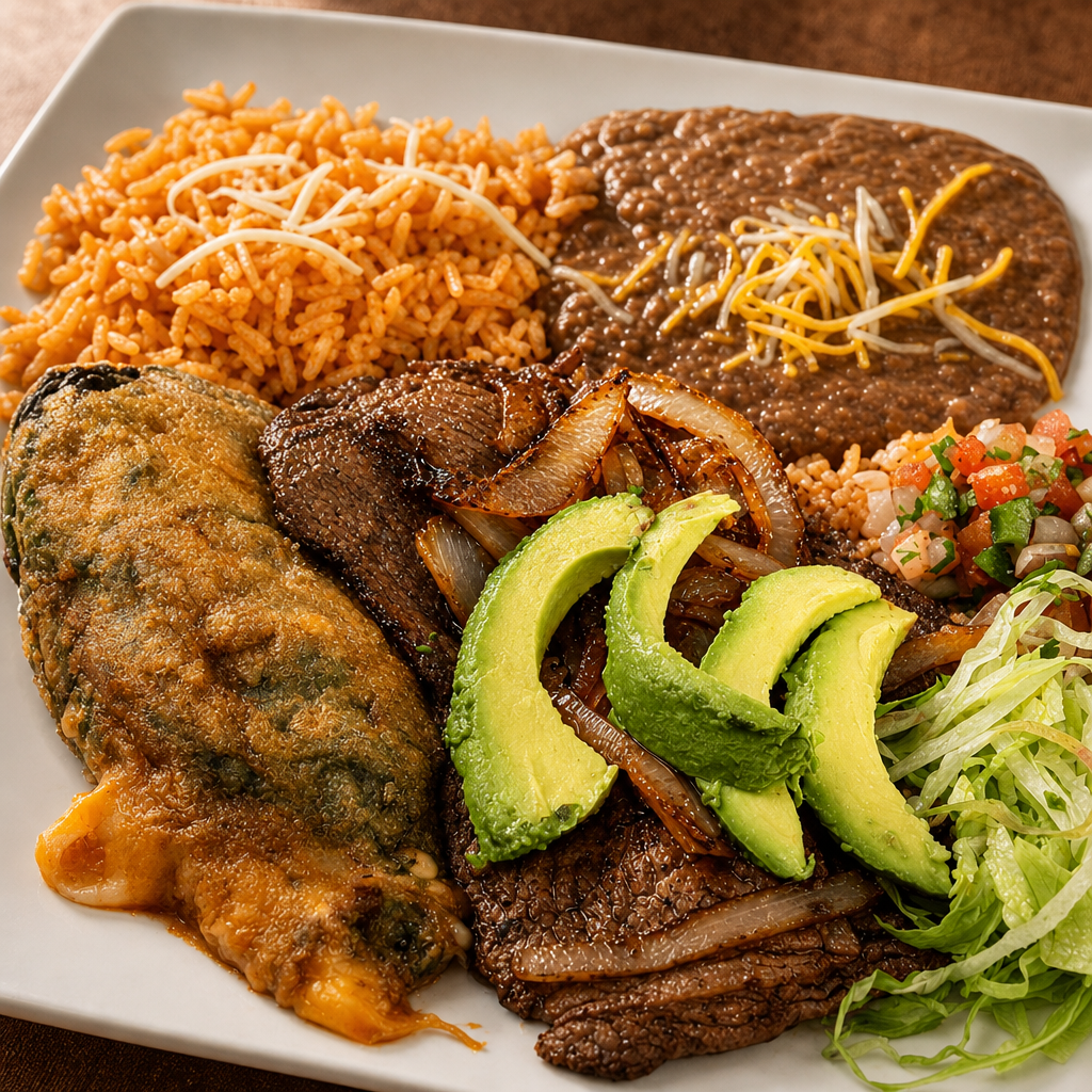 Chile Relleno & Carne Asada