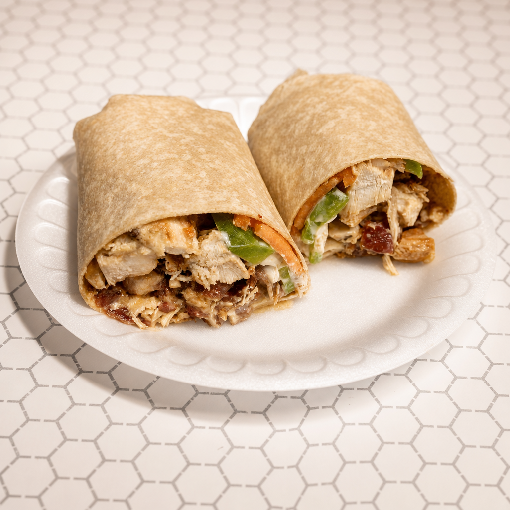 Chicken, Bacon, Avocado Wrap.