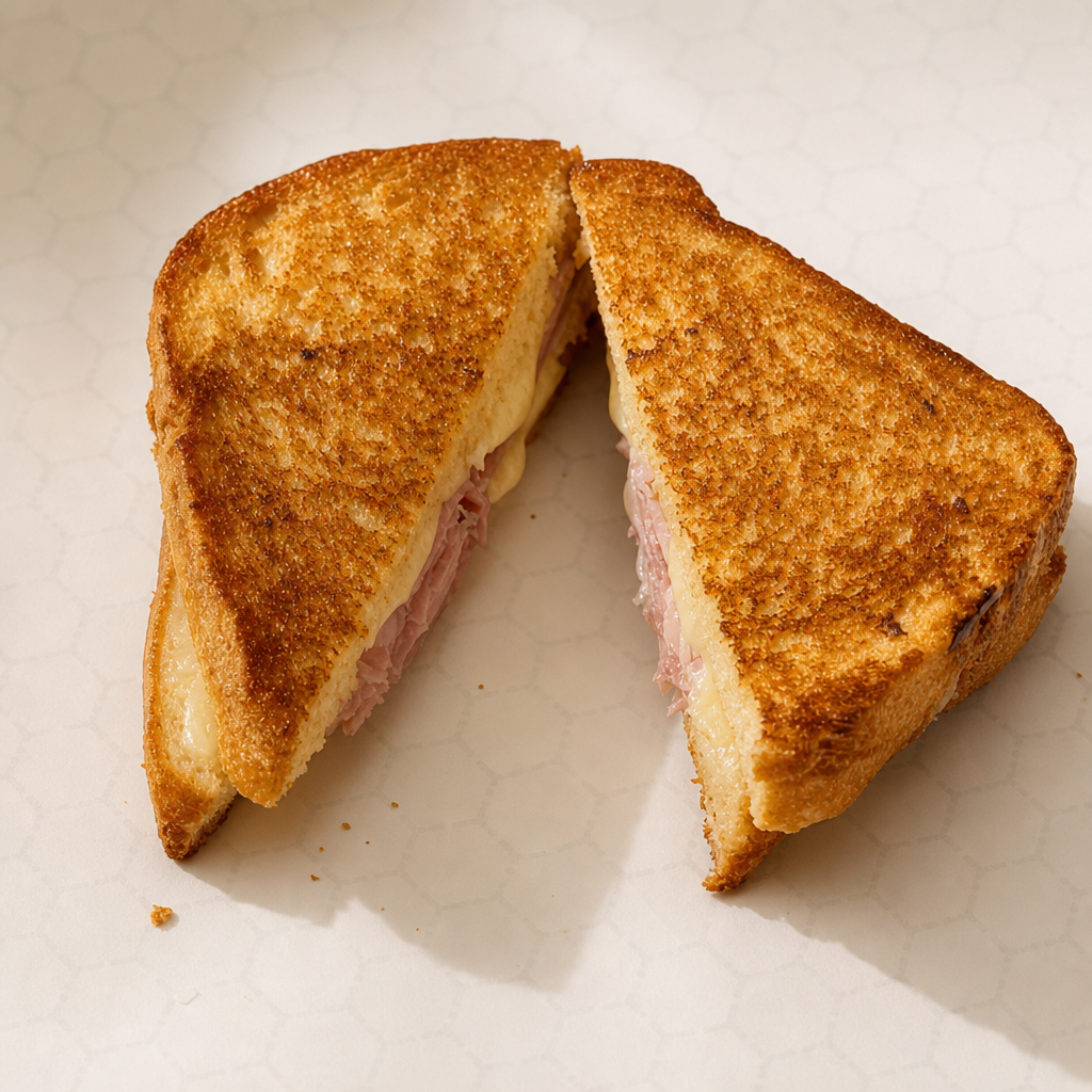 Monster Grilled Cheese Sandwich.