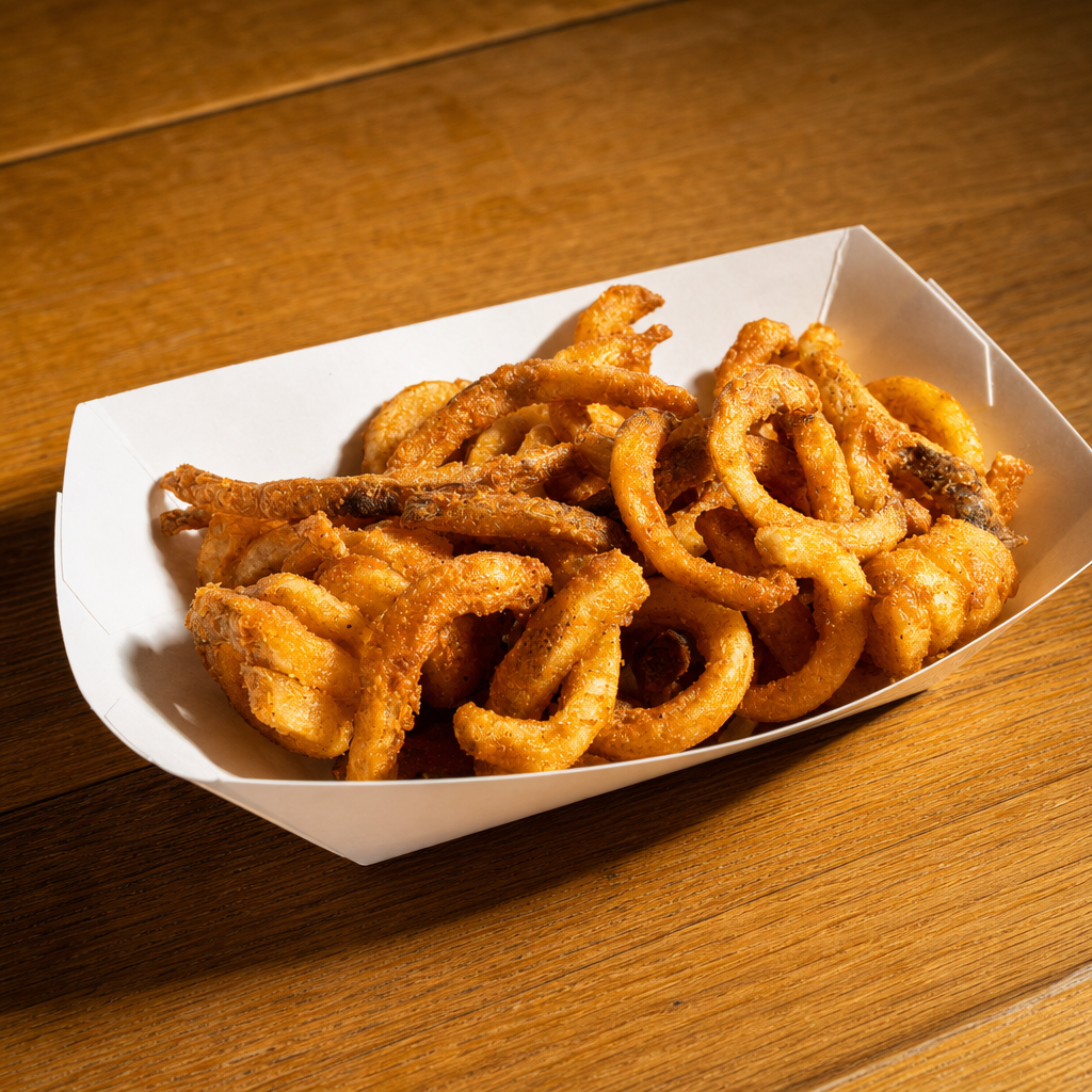 Curly Seasoned Fries.
