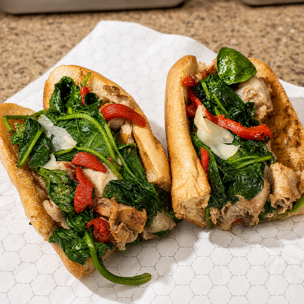 Roasted Pork Loin Sandwich.