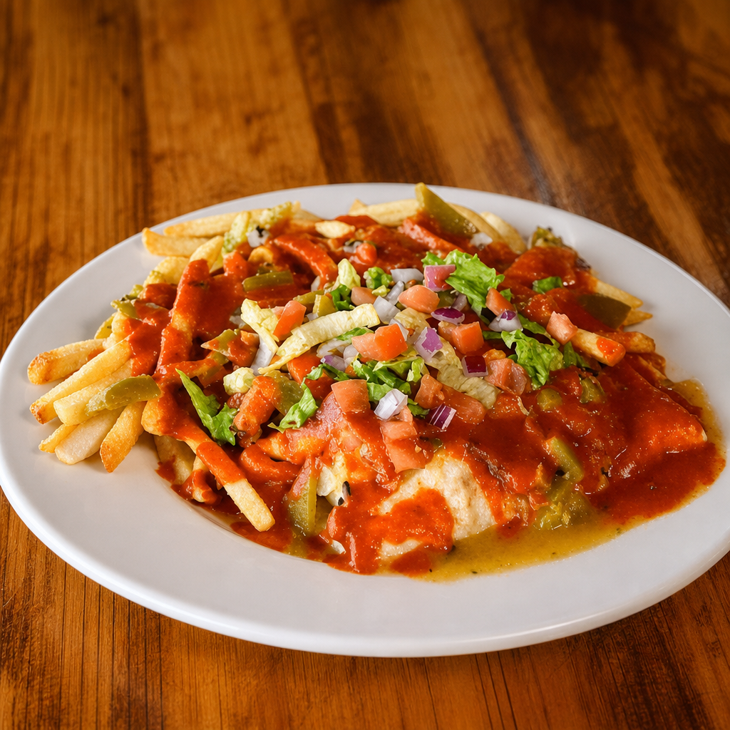 Smothered Tortilla Burger
