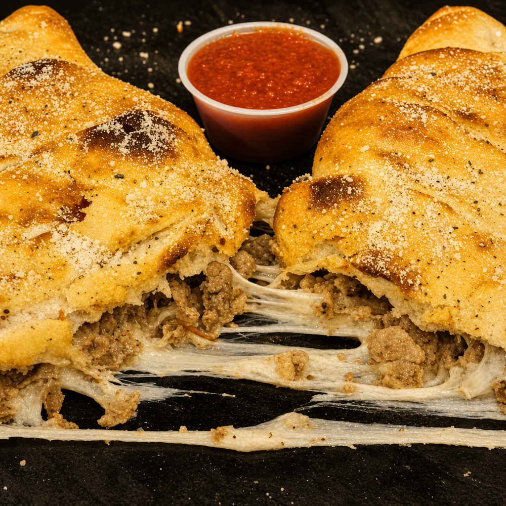 Cheese Steak Stromboli.