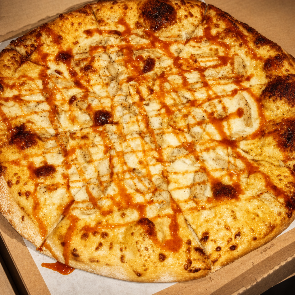 Buffalo Chicken Ranch Pizza