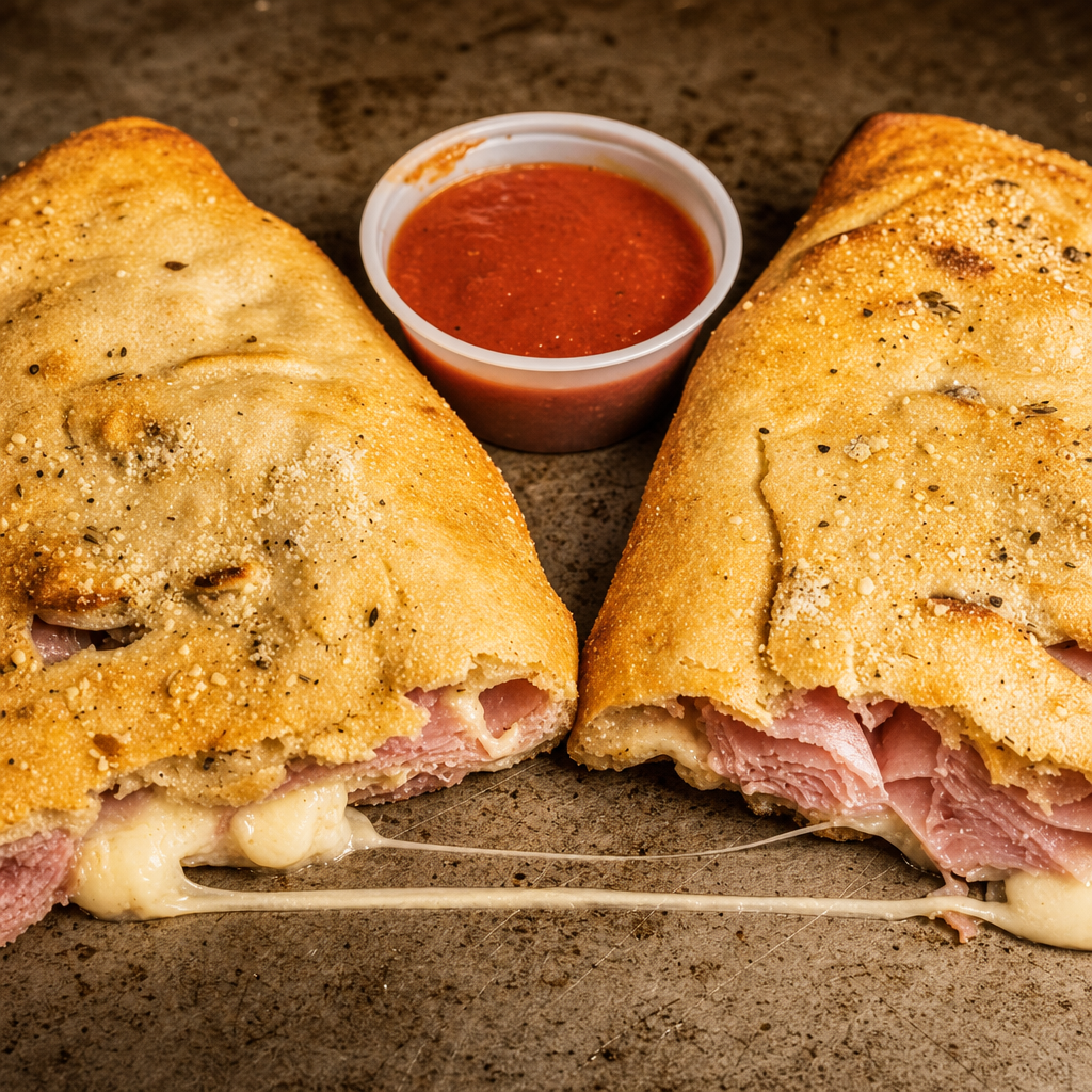 Ham and Cheese Stromboli.