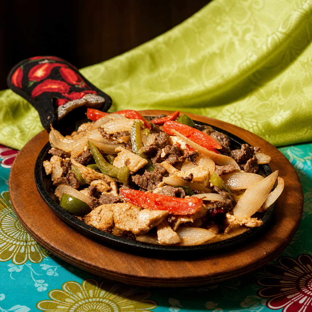 RANCHERAS FAJITAS WITH CREAM SAUCE.