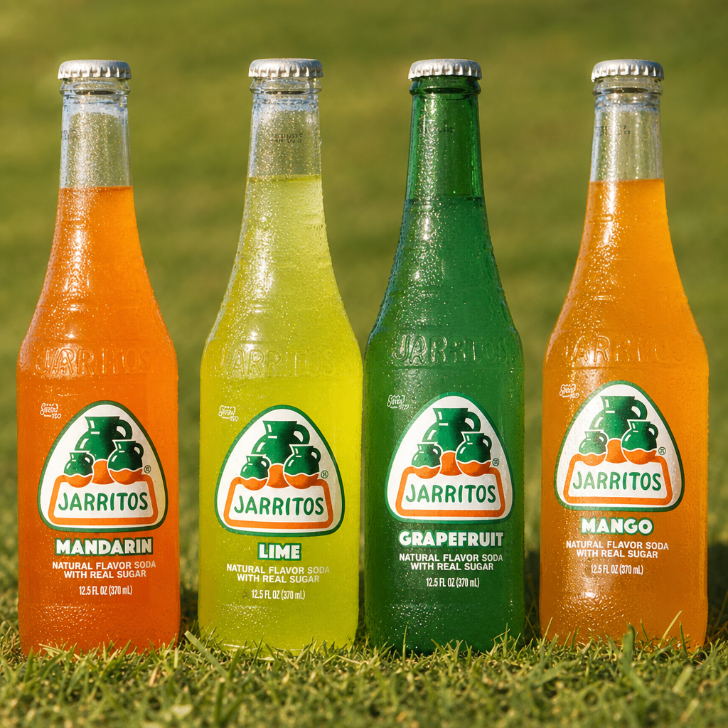 BOTTLE OF JARRITOS MANDARIN.