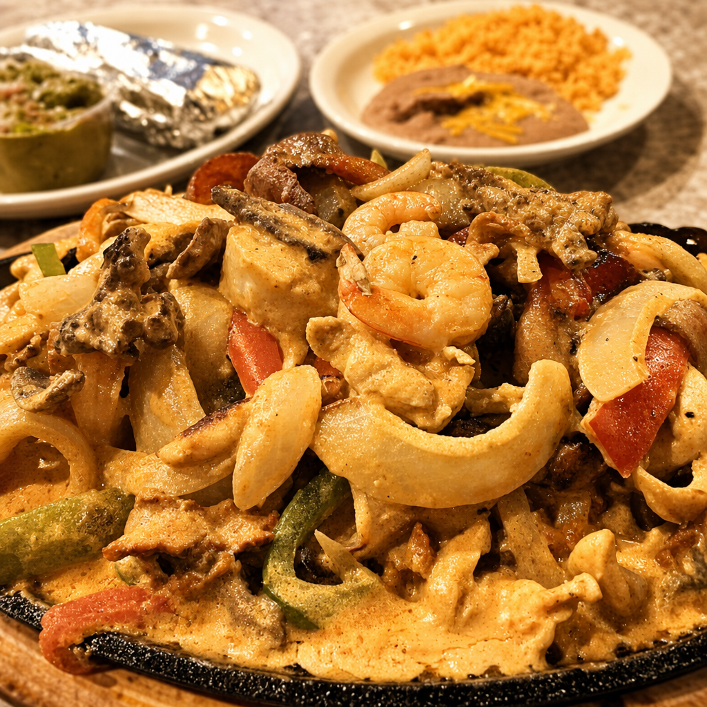 PARRADILLA WITH CREAM SAUCE.